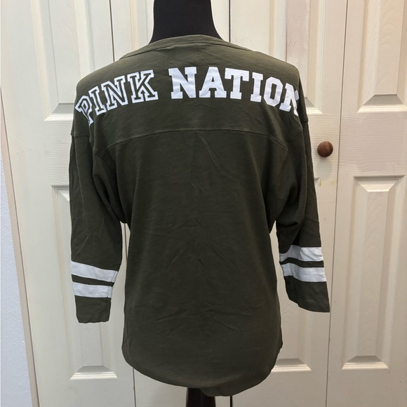 PINK Olive Green Women's Top - Picture 7 of 9